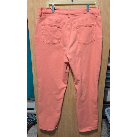 Gloria‎ Vanderbilt Size 14 Ladies Amanda Jeans High Rise Relaxed Fit Coral - Picture 6 of 6